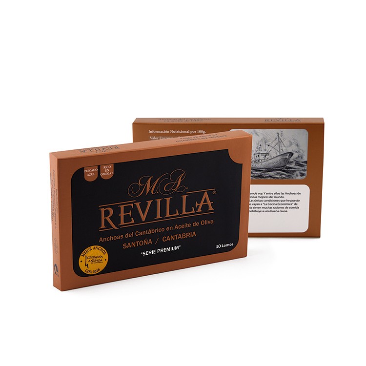 Anchoas Revilla Premium en Aceite Oliva